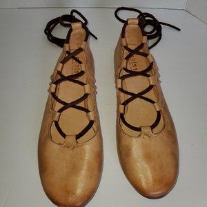 Bed Stu *RARE* Lace-up Ballet Flats